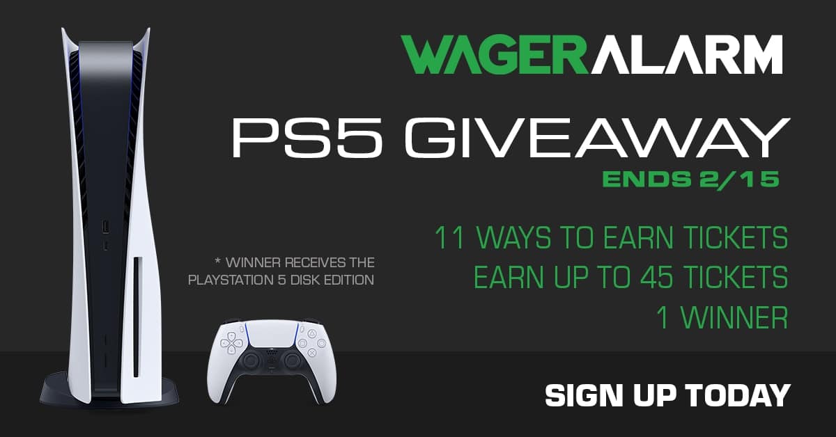 Win a Playstation 5 Giveaway Wager Alarm 2024