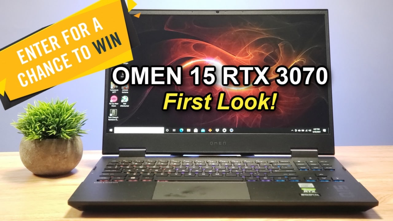 Win an Omen 15 Gaming Laptop RTX 3070 Giveaway (1699 Value) 2024