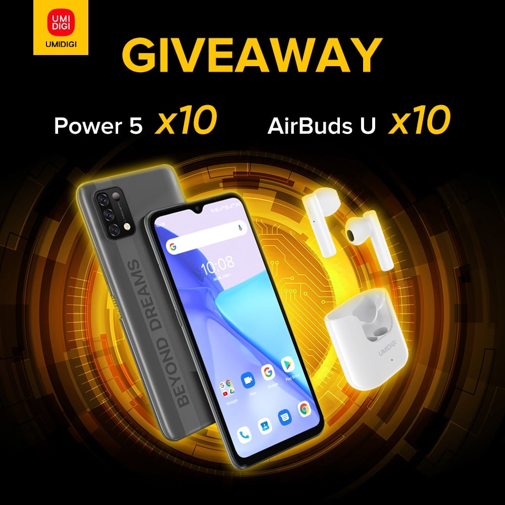 Win 10 Umidigi Smartphones Power 5 & 10 Airbuds U 2024