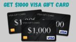 free $1000 visa gift card