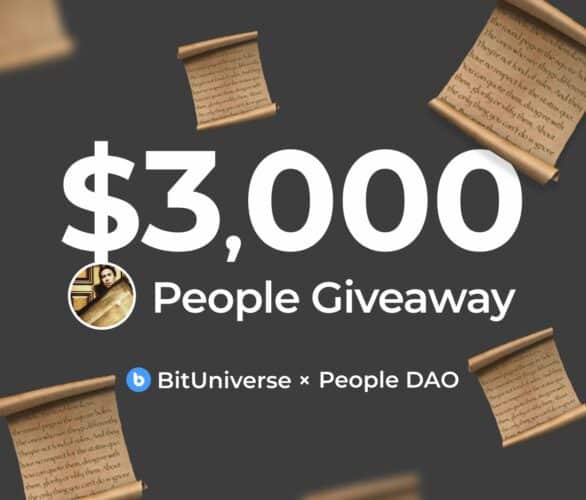 free 3000 people dao giveaway