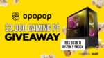 free opopop gaming pc giveaway