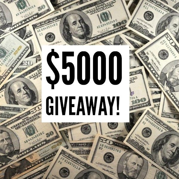 free $5000 cash giveaway