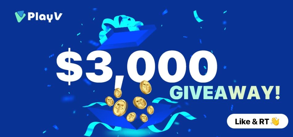 Win $3000 USDT Giveaway | PlayV