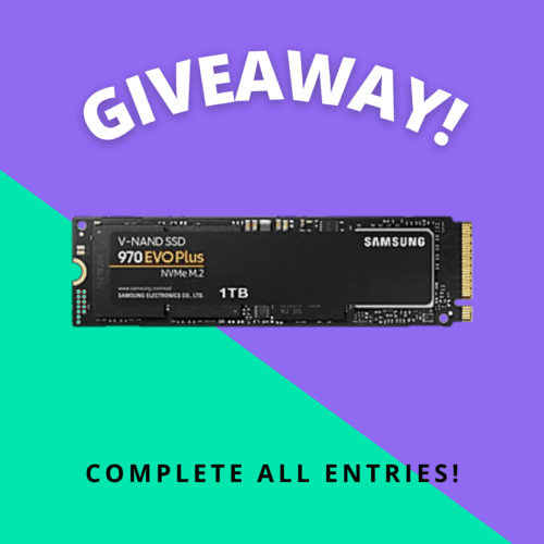 Win a Samsung 1TB SSD Giveaway