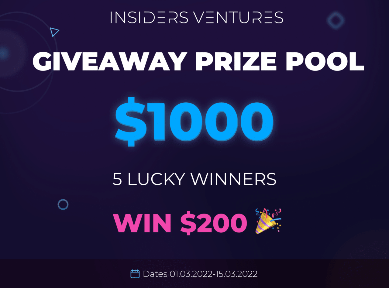 Win $1000 USD Prize Pool Giveaway for 5 Winners