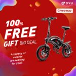 Win Dyu Electric Bike & Gift Cards Giveaway