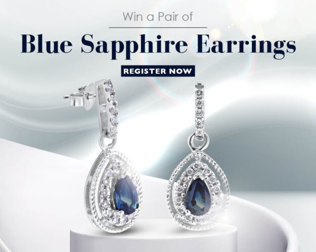Win Blue Sapphire Earrings Giveaway ($709 Value)