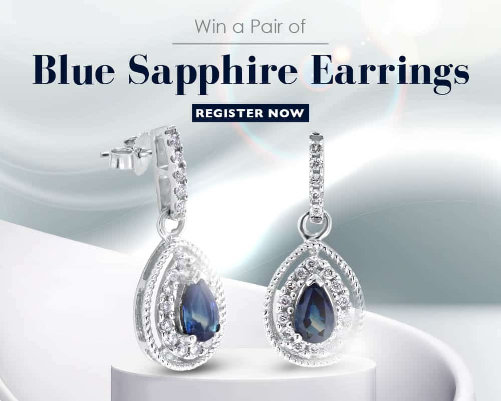 Win Blue Sapphire Earrings Giveaway ($709 Value)