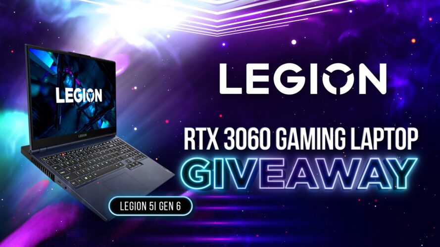Win Legion RTX 3060 Gaming Laptop Giveaway