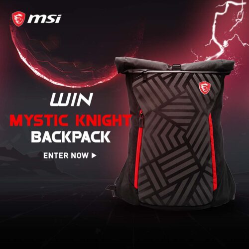 Win MSI Mystic Knight Backpack Giveaway