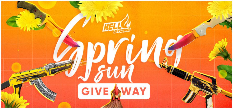 Win Spring Sun CSGO Skins Giveaway