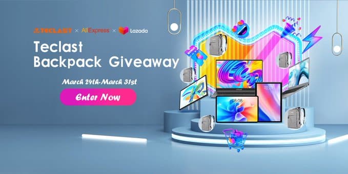 Win Teclast 2022 Spring Sale Backpack Giveaway