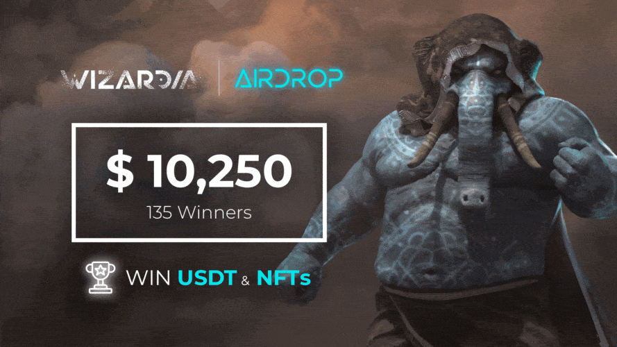 Win Huge Wizardia Airdrop ($10250 USDT) Giveaway