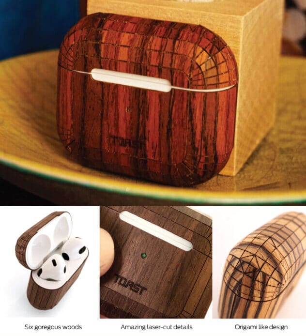Win AirPods 3rd Gen with a Toast Wood Cover Giveaway