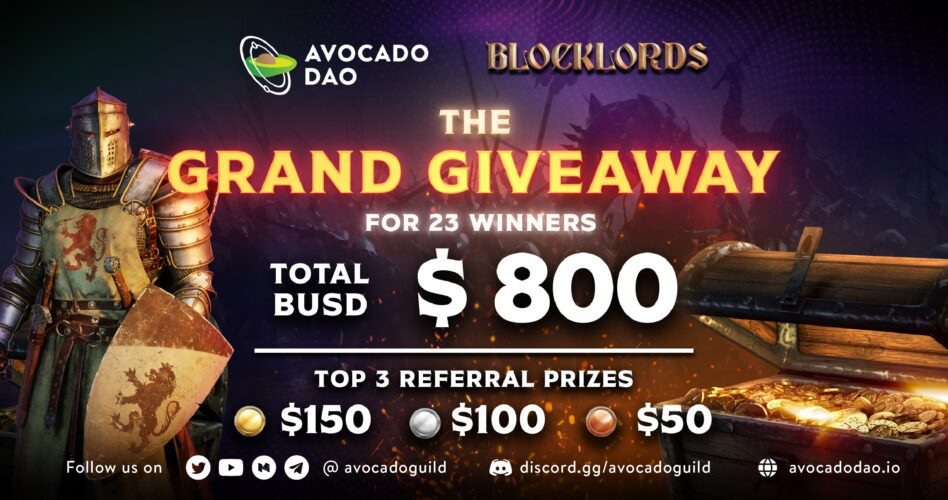 Win $800 BUSD Giveaway | BlockLords