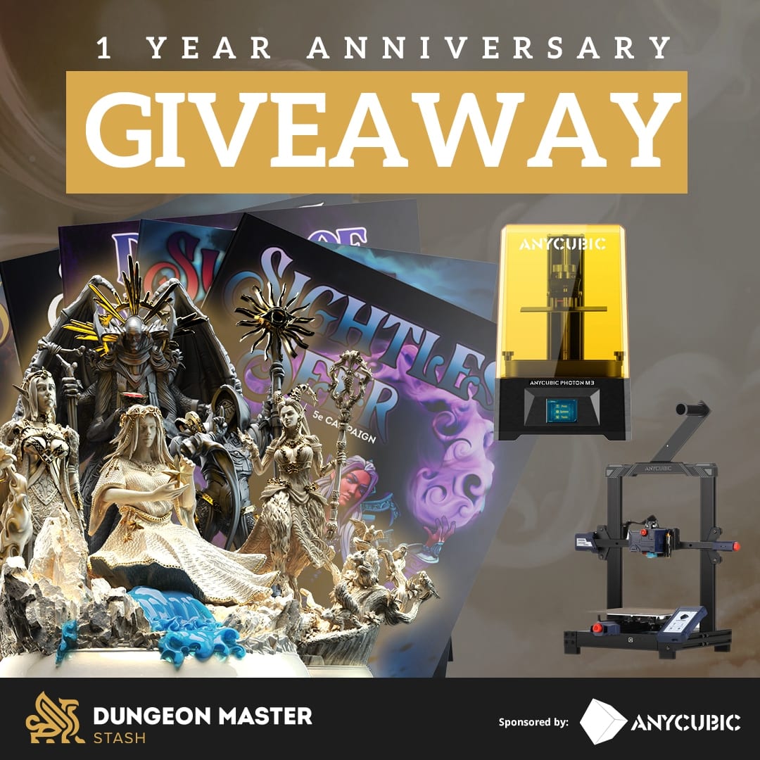 Win DM Stash Anniversary 3D Printer Giveaway