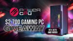 Win $2,700 RTX 3070 Gaming PC Giveaway | PowerGPU