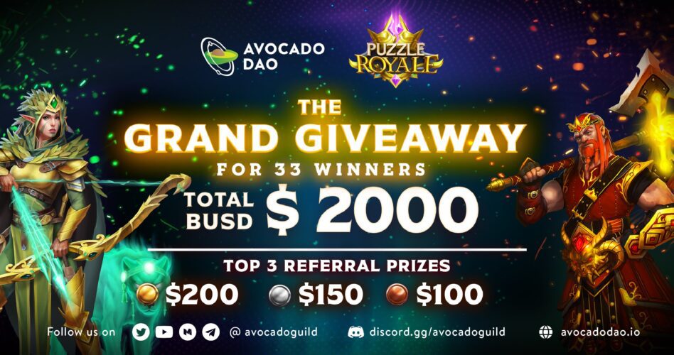 Win $2000 BUSD Giveaway | Puzzle Royale