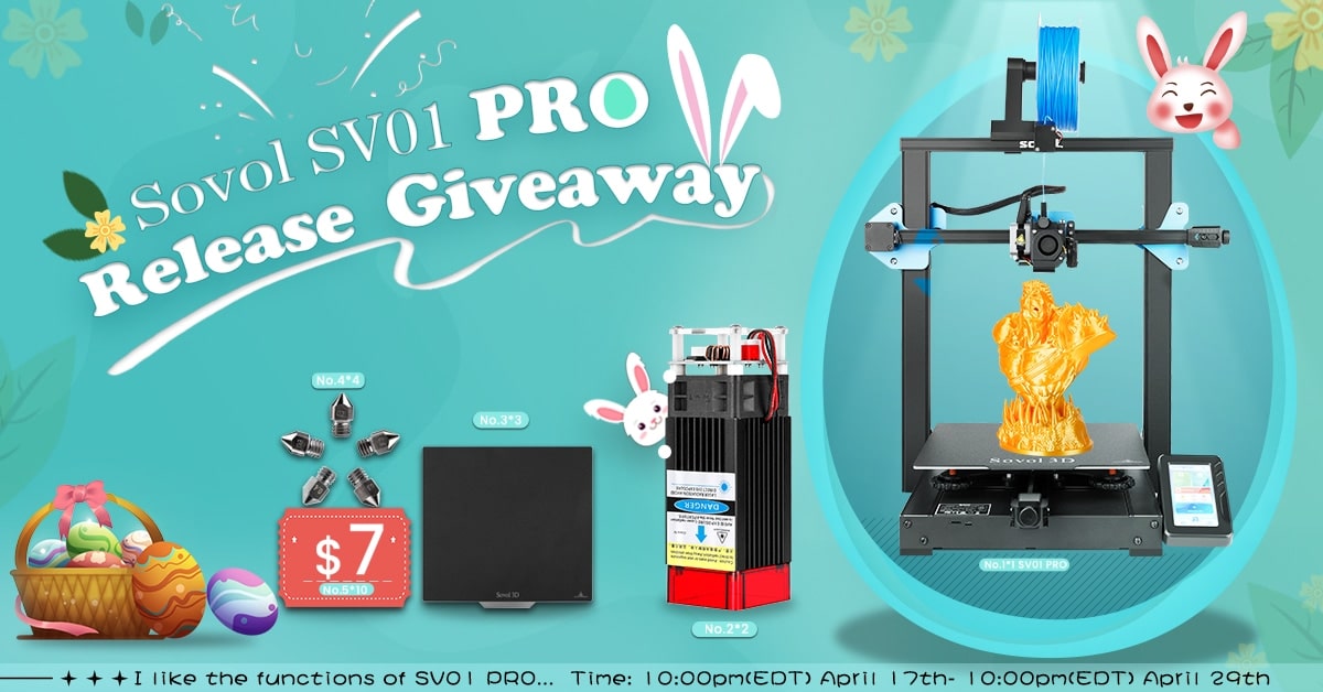 Win Sovol SV01 Pro Release Giveaway