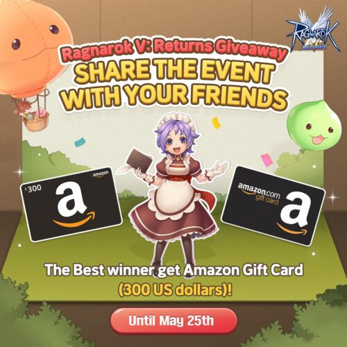 Win $1400+ Amazon Gift Cards Giveaway | Ragnarok V
