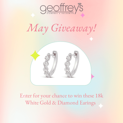 Win 18K White Gold Diamond Hoop Giveaway ($3,421 Value)