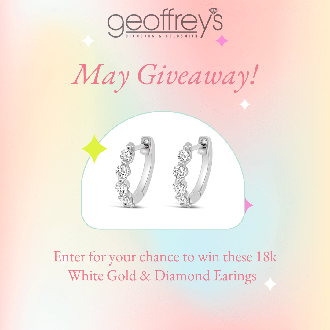 Win 18K White Gold Diamond Hoop Giveaway ($3,421 Value)