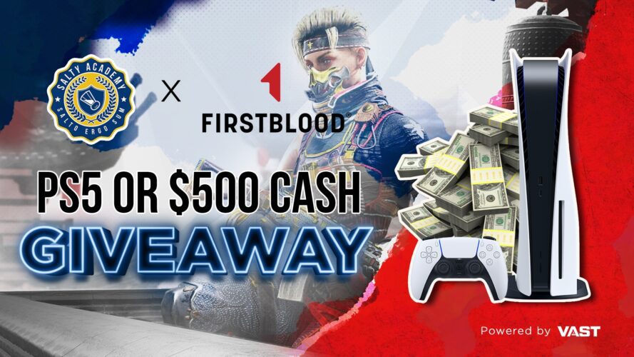 Win PS5 or $500 Giveaway | Sixquatre x First Blood