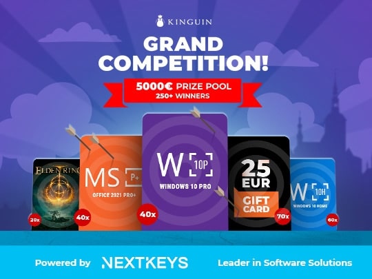 Win One of 270 Awesome Prizes (€5000 Value)