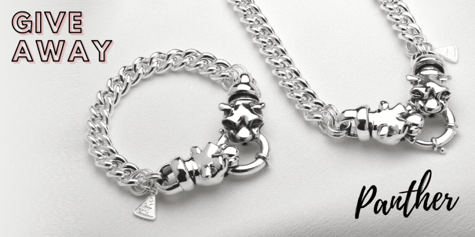 Win Sterling Silver Panther Bracelet & Panther Necklace ($1100)