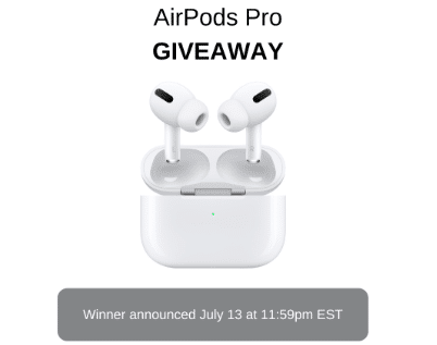 Win Apple AirPods Pro Giveaway | Floranu