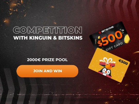 Win Bitskins & Kinguin Gift Cards Competition