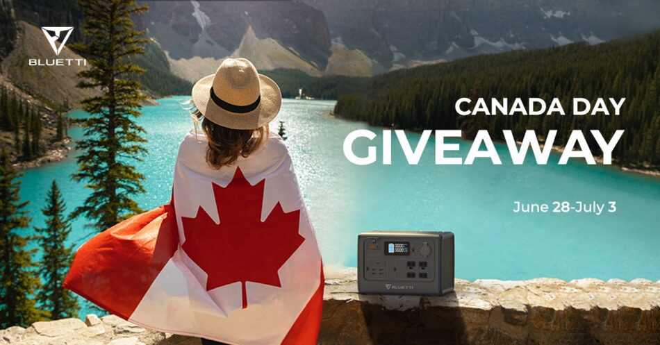 Win Bluetti Canada Day Giveaway for 3 Winners