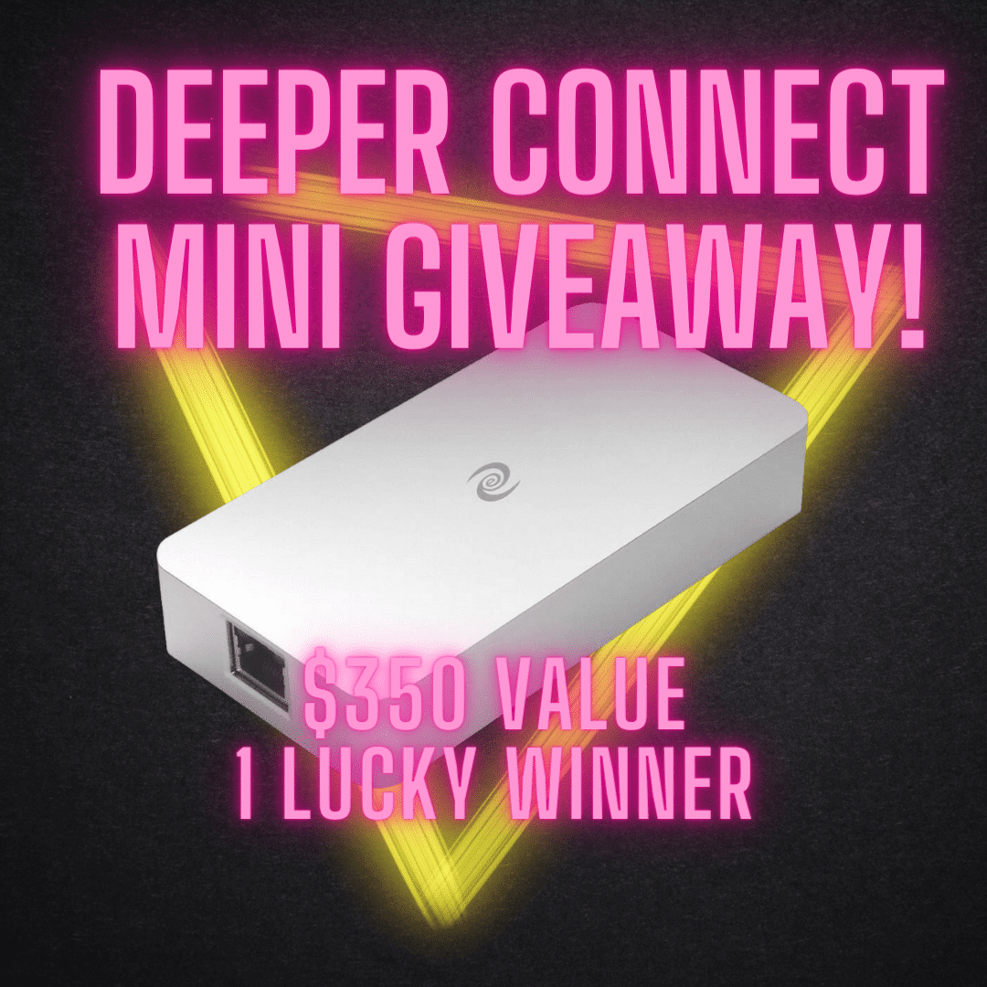 Win Deeper Connect Mini Giveaway