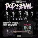 Win Signed Schecter Guitar and Vortex Tee Giveaway