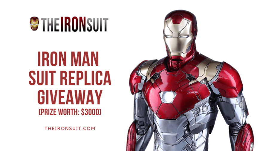 Win Iron Man Armor Suit Replica Giveaway ($3000 Value)