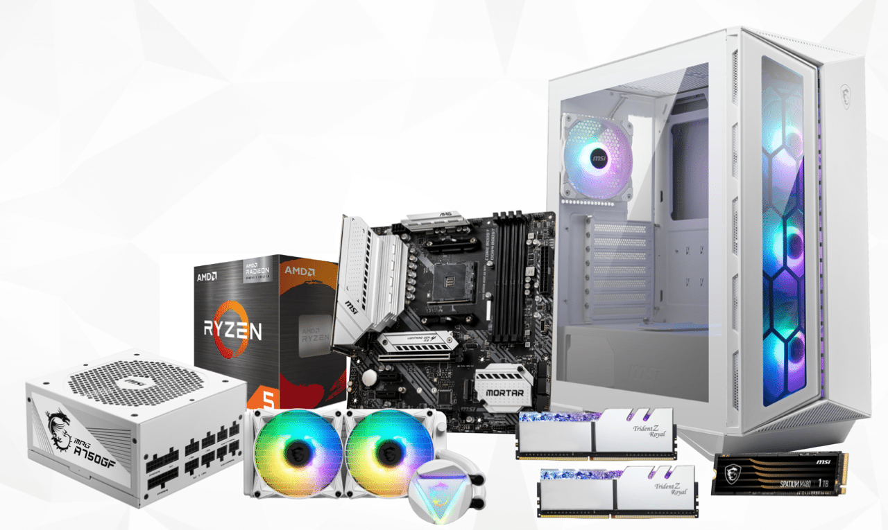 Win MSI x AMD x GSKILL White Gaming Setup Giveaway