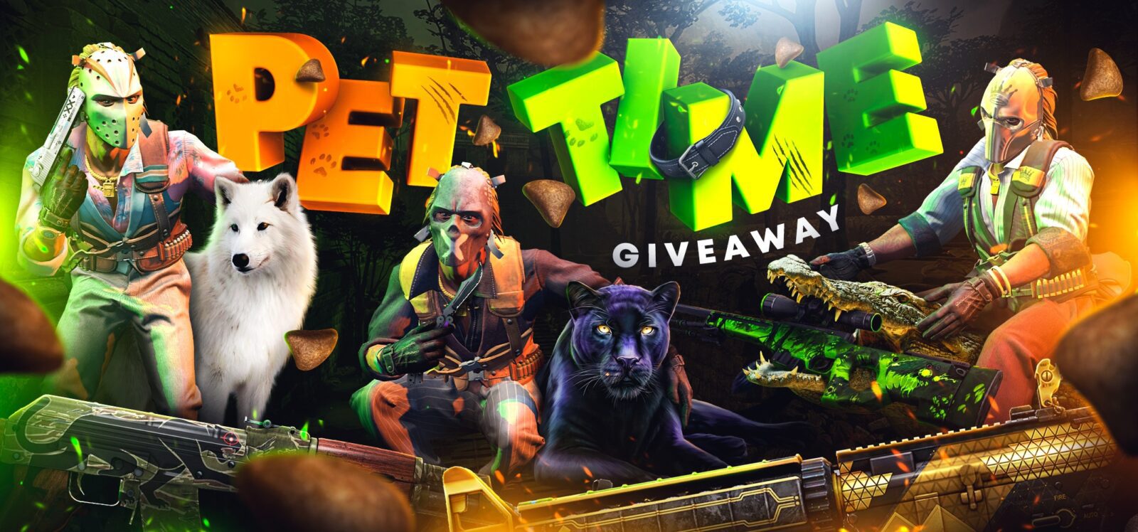 Win Pet Time CSGO Skins Giveaway Worldwide
