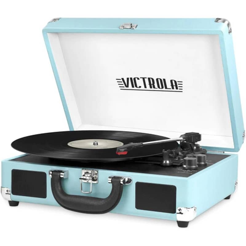 Win Victrola Bluetooth Suitcase Turntable Giveaway