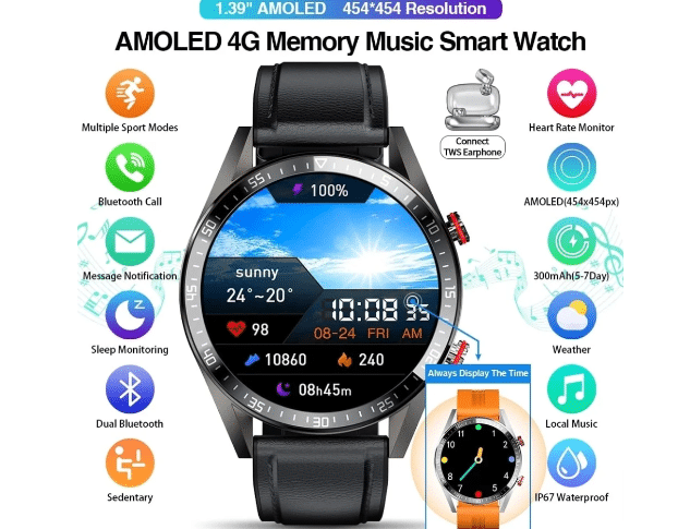 Win Amoled 4G Smartwatch Giveaway