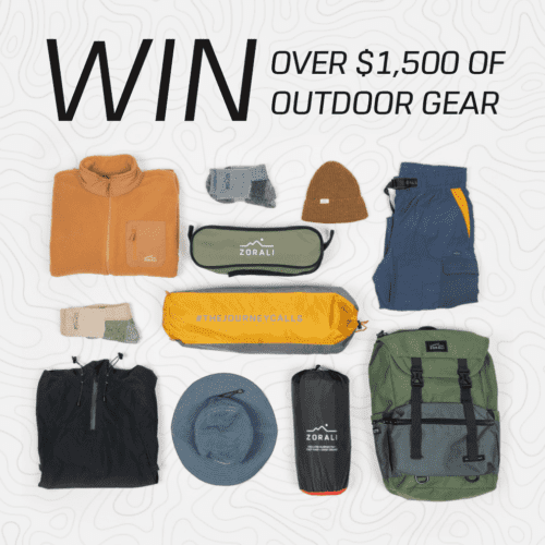Win Over $1500 of Outdoor Gear Giveaway