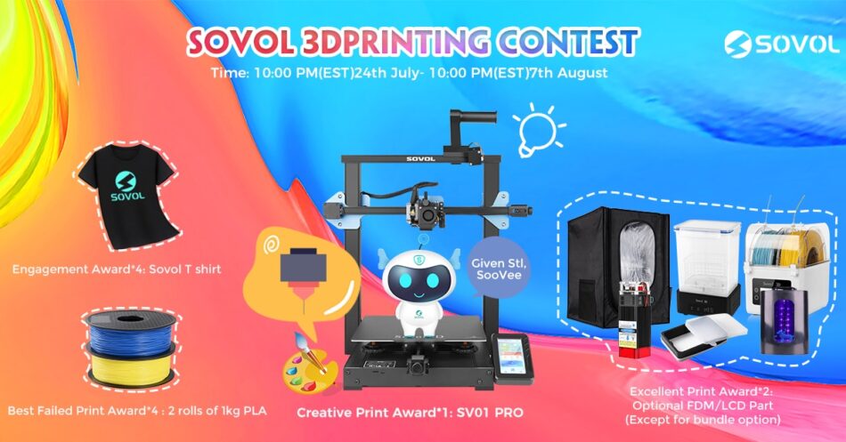 Win Sovol 3D Printing Giveaway