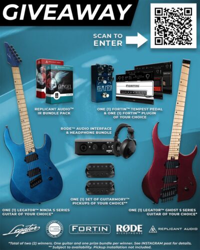 Win Legator Ninja or Ghost S Series Guitar Giveaway