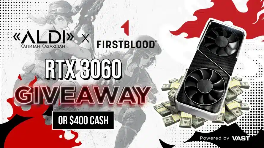 Win RTX 3060 or $400 Vast Giveaway