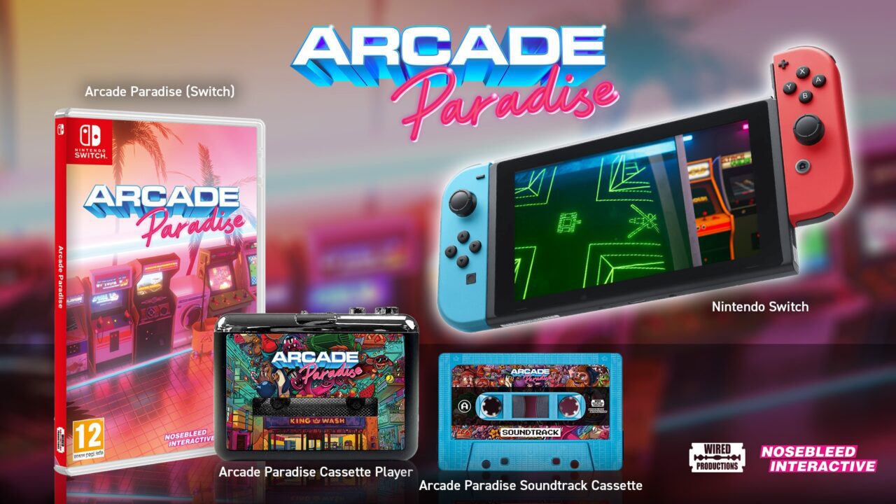 Win Nintendo Switch & Arcade Paradise Cassete Giveaway