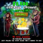 Win $2500 USD in Ethereum for 15 Lucky Winners