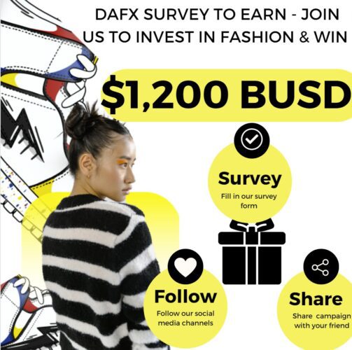 Win $1200 BUSD & Invest in Fashion Giveaway