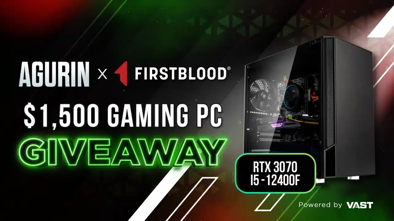 Win $1500 RTX 3070 Gaming PC Giveaway | Agurin