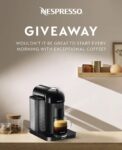 Win Nespresso Coffee Maker Giveaway