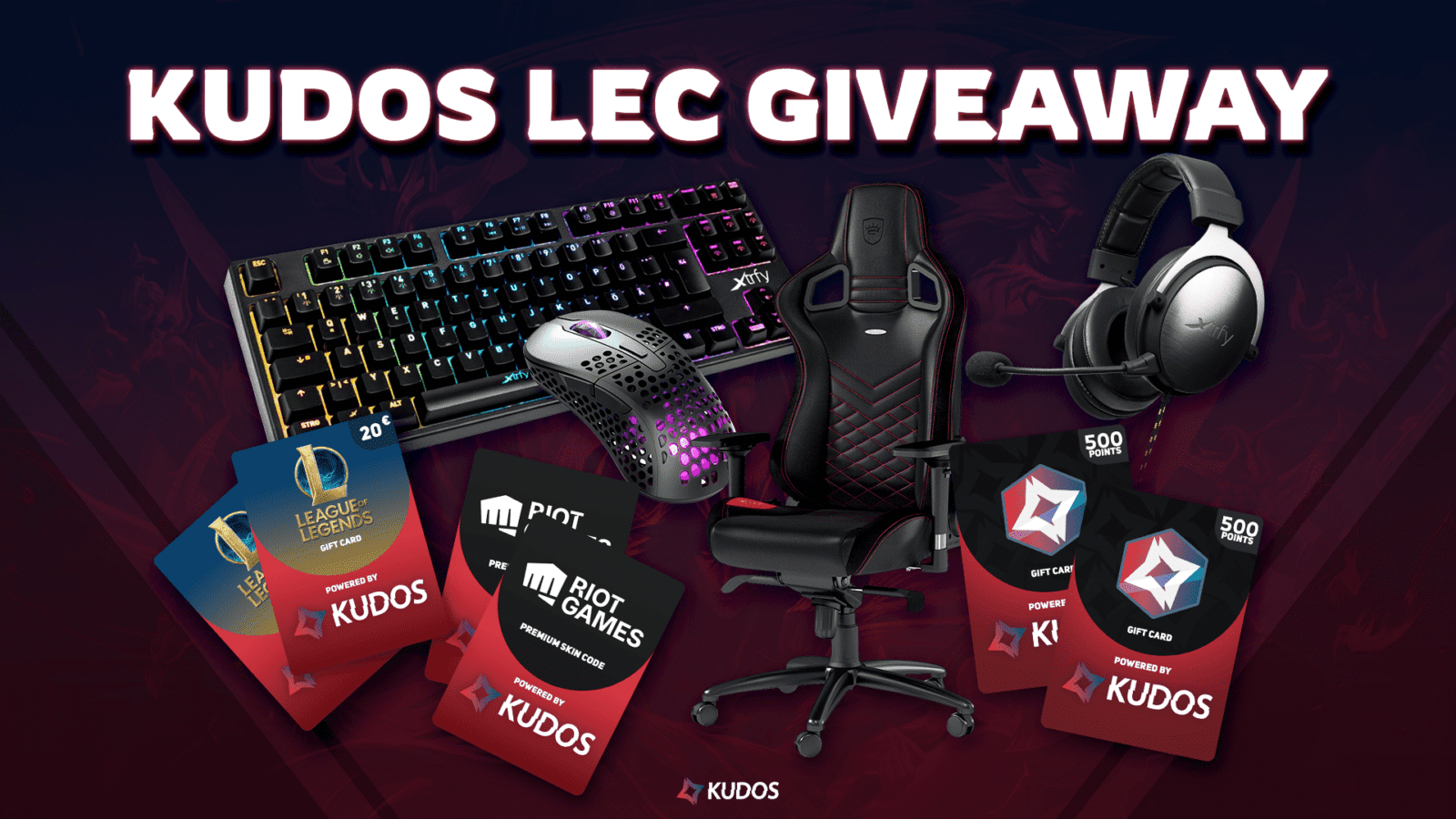 Win Kudos Labs LEC Malmo Giveaway 2024